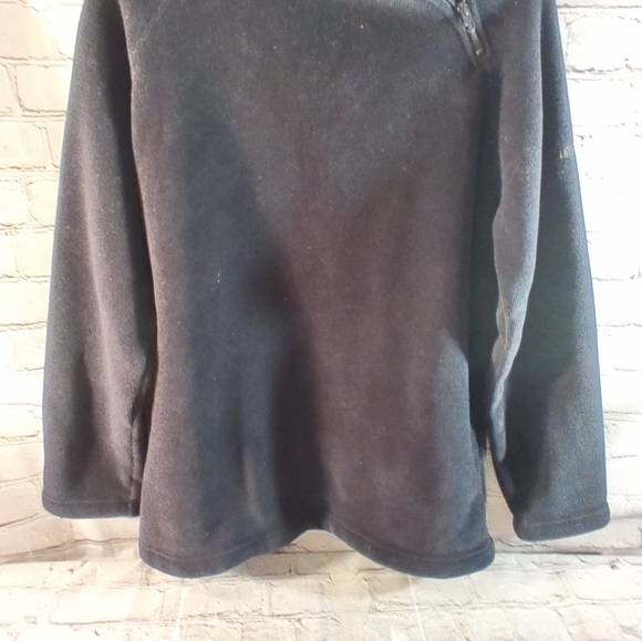 Aigle Pullover Polartec Black Zip Shoulder Fleece XL - Picture 12 of 12